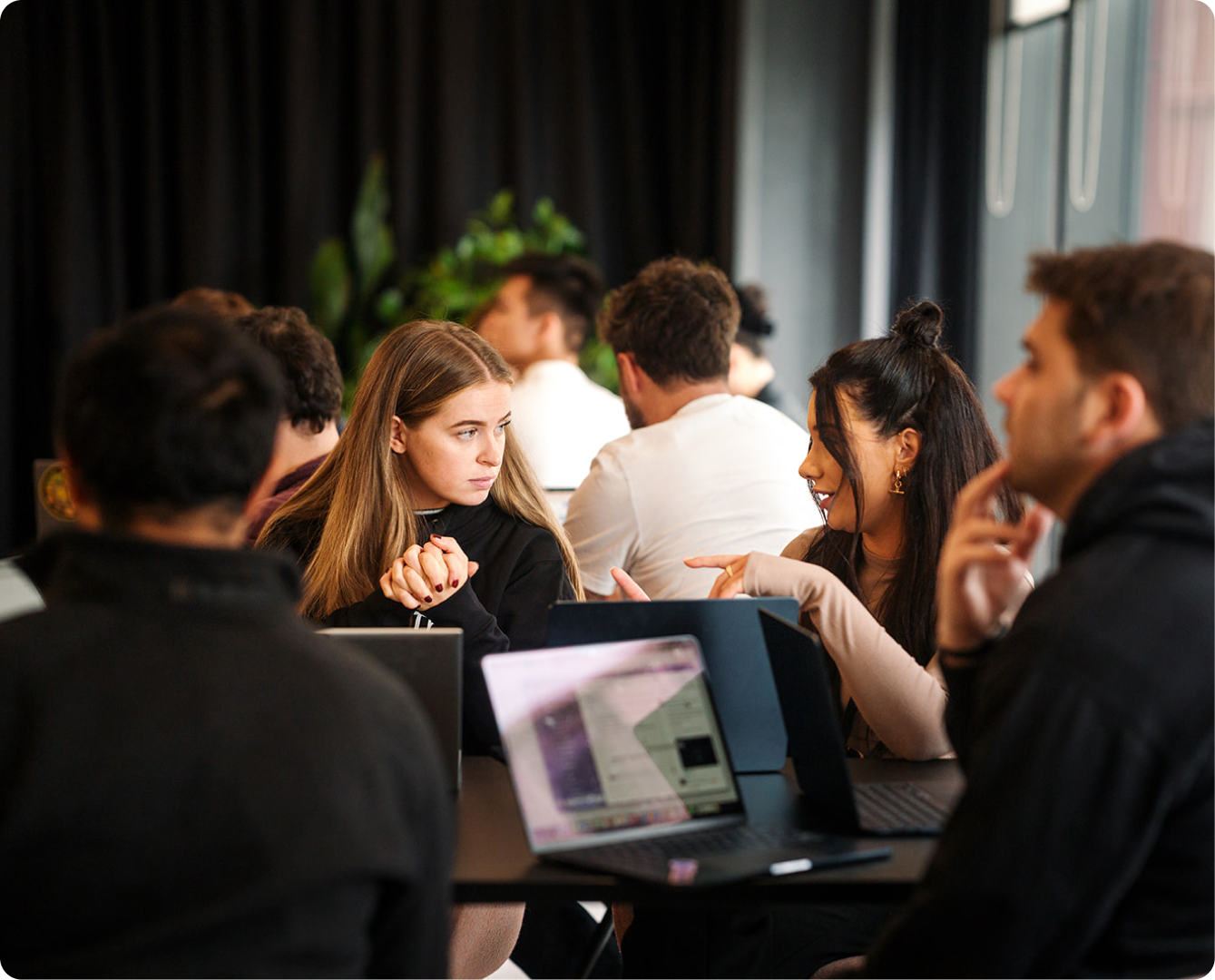 Teams collaborating on cybersecurity challenges.