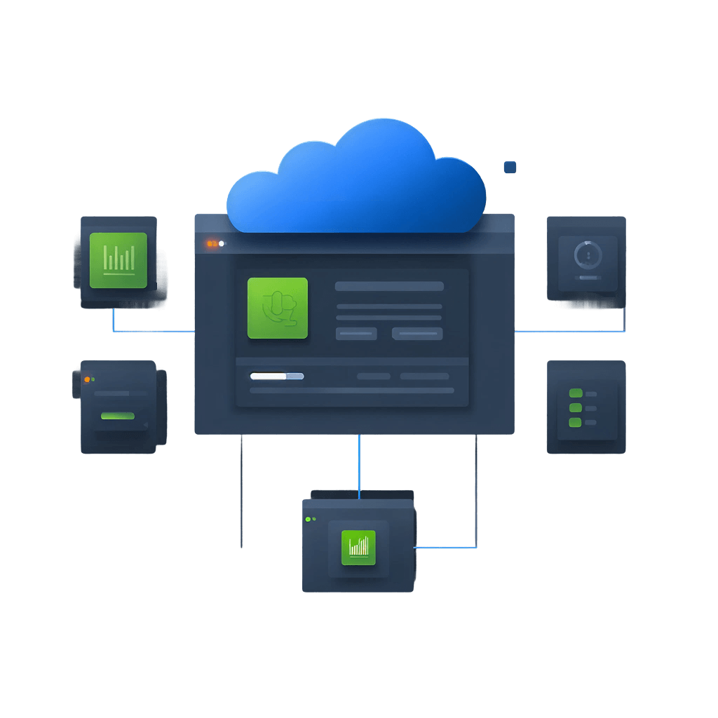 Cloud warning illustration for cloud incident response training