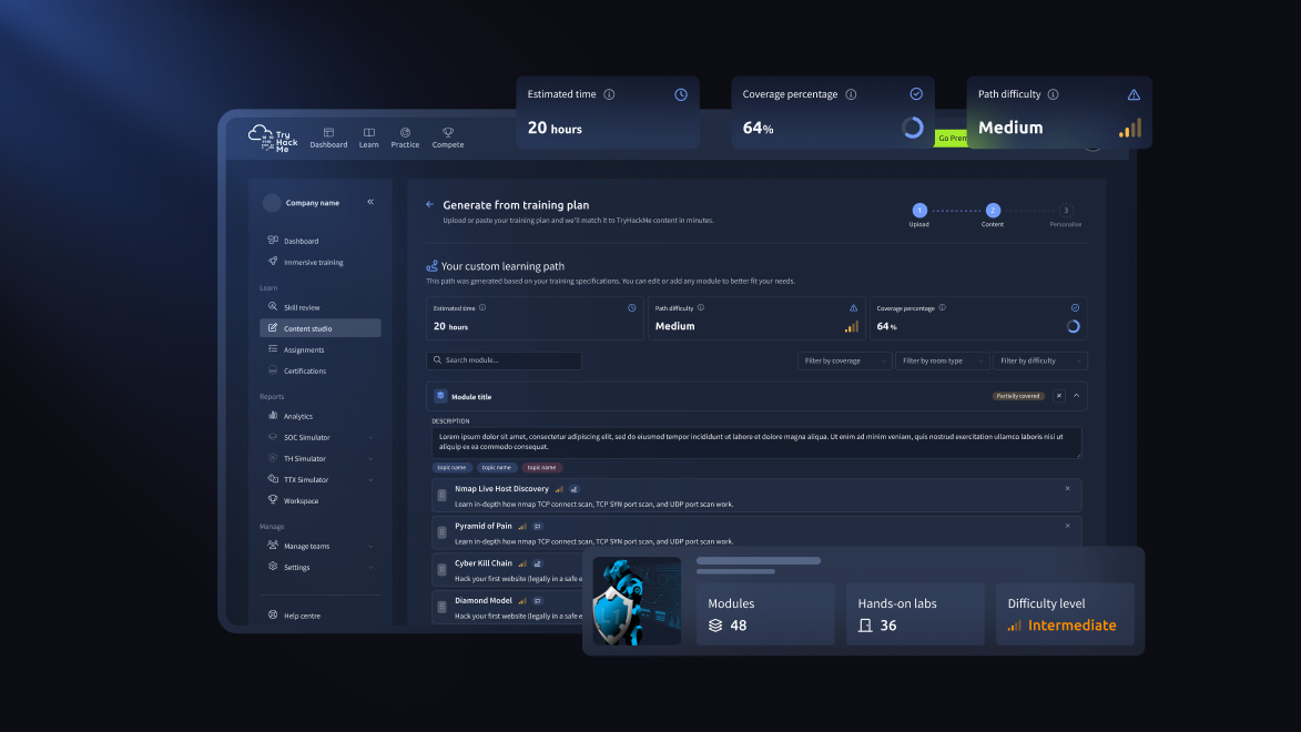 Content Studio dashboard.