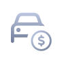 Contract vehicle icon.
